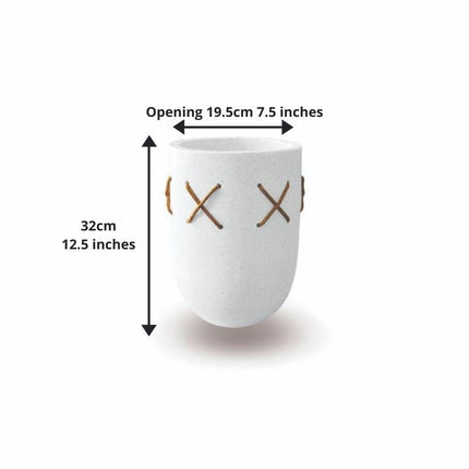 Coco Sandy Cement Planter 9''