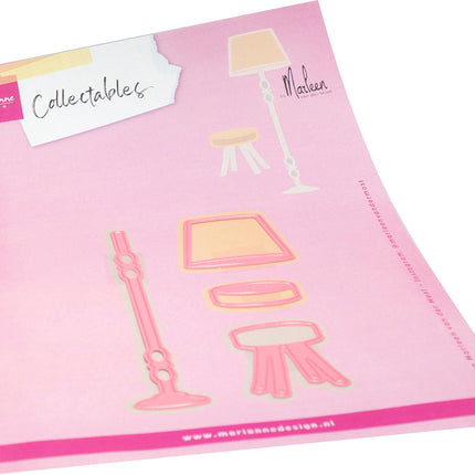 Marianne Design Collectables Die - Lamp & Stool by Marleen