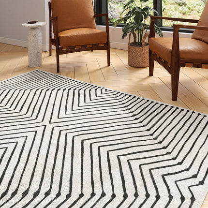 Calator Black & Ivory Rug