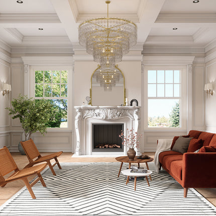 Calator Black & Ivory Rug