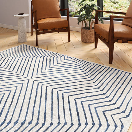 Calator Blue & Ivory Rug