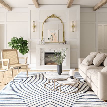 Calator Blue & Ivory Rug