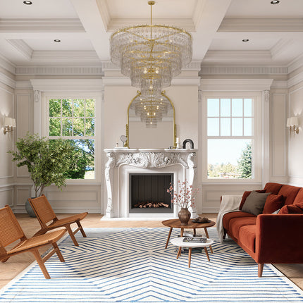 Calator Blue & Ivory Rug