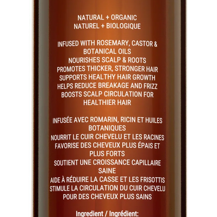 Canadian Grace Rosemary + Castor Hair Oil  - The Ultimate Root Revival