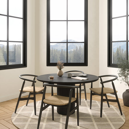 Caper Natural Beige Checkered Rug