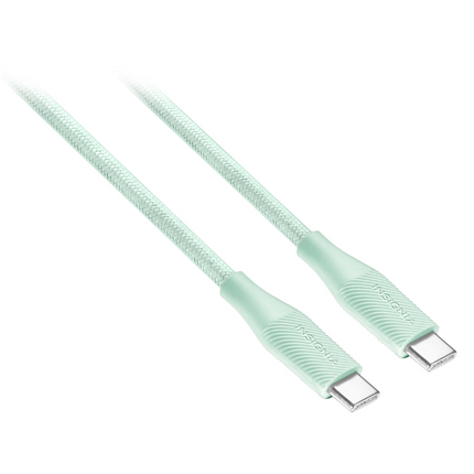 Câble tissé USB-C à USB-C de 3 m (9,8 pi) d'Insignia (NS-MCCC10GR22-C) Vert