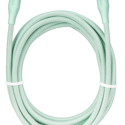 Câble tissé USB-C à USB-C de 3 m (9,8 pi) d'Insignia (NS-MCCC10GR22-C) Vert