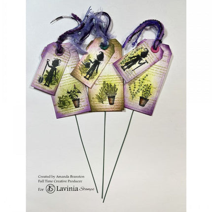 Rosemary & Thyme Pots Stamp