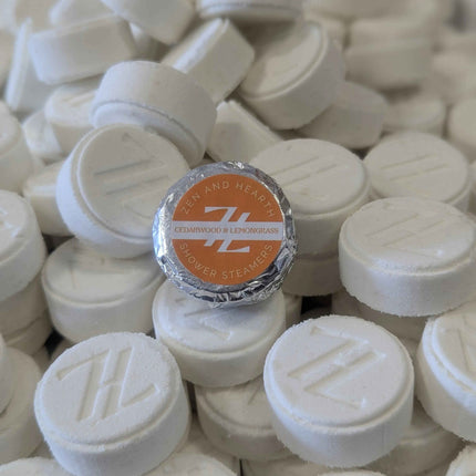 Zen & Hearth Personalized Shower Steamers | Custom Aromatherapy Shower Bombs for Relaxation – Choose Lavender, Eucalyptus, Grapefruit & More