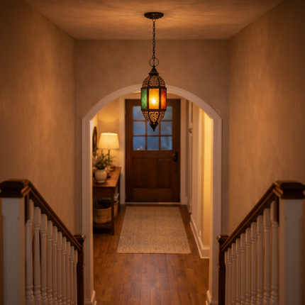 Hanging Ramadan Mosaic Lantern