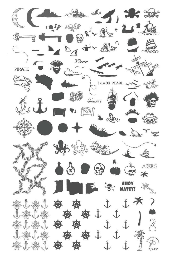 Clear Jelly Stamper - Anchors Away