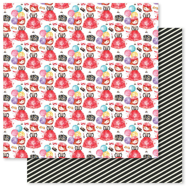 Coffee In Paris D 12x12 Paper (12pc Bulk Pack) 32316