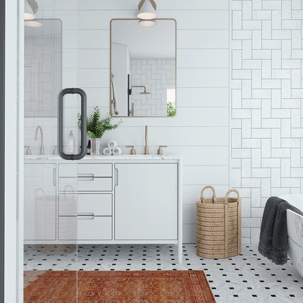 Copera Orange Multi Rug