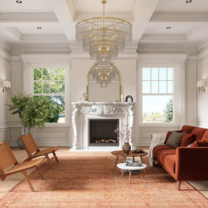 Copera Orange Multi Rug