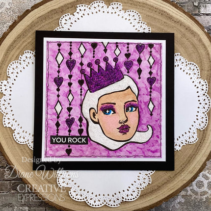 Creative Expressions Jane Davenport SideChick 4 in x 6 in Clear Stamp Set