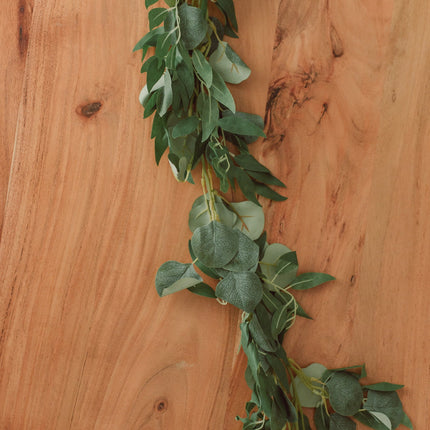 Eucalyptus + Deep Green Willow Garland (artificial)