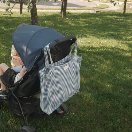 Fourre-tout en coton biologique - Collection Vichy