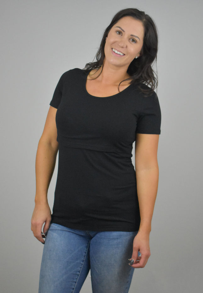 Jenny Short Sleeve Nursing Tee Shirt