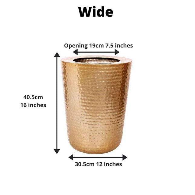 Davi - Brass Planter (Multiple Sizes)
