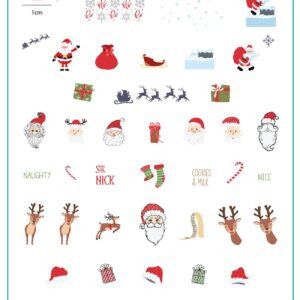 Clear Jelly Stamper - Dear Santa Plate