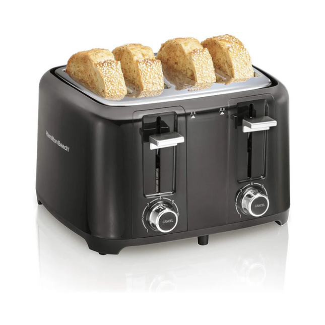 Grille-pain 4 tranches Hamilton Beach - Noir (24217)