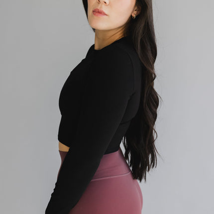 Ribbed Crew *Cropped