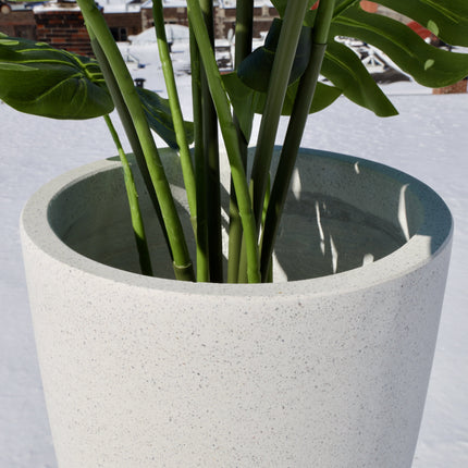Lazio White Cement Planter (Multiple Sizes)