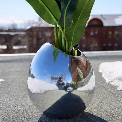 Nico - Brass Floor Planter (Multiple Sizes)