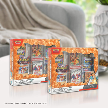 Pokemon Collection Box Protector – Charizard EX Fit (5 Pack)