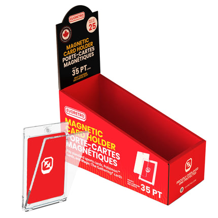 One Touch Magnetic Card Holder – 25 Pack