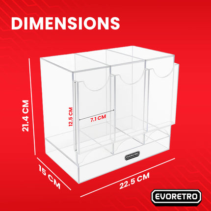 Acrylic Display Stand for Booster  DispenserPacks – Retail Counter Unit with Top Shelf