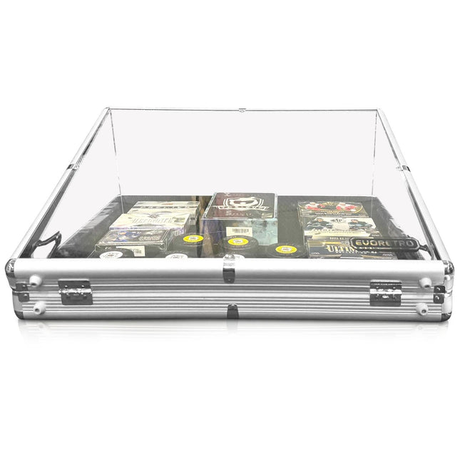 EVORETRO Aluminum Acrylic Clear Top Display Vendor Trade Show showcase