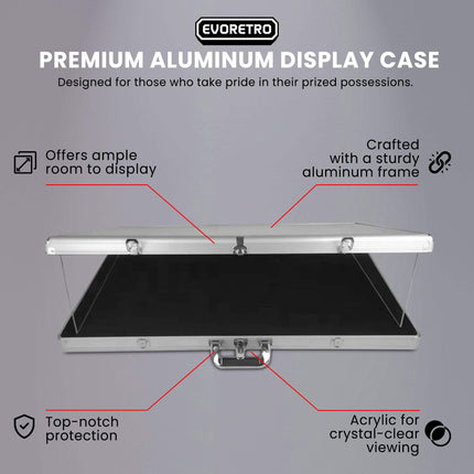 EVORETRO Aluminum Acrylic Clear Top Display Vendor Trade Show showcase