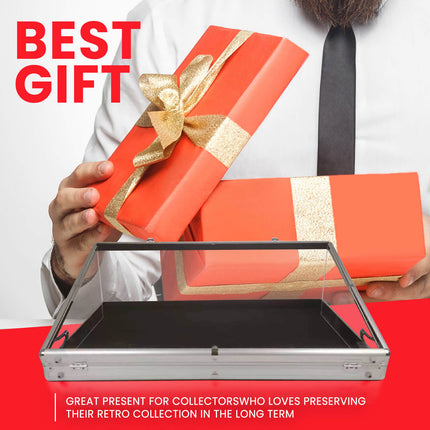 EVORETRO Aluminum Acrylic Clear Top Display Vendor Trade Show showcase