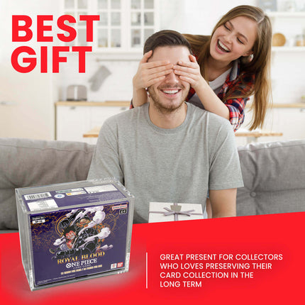 Acrylic Case Display for Bandai One Piece OPP 4-6 TCG Booster Box English Pack of 1