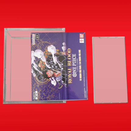 Acrylic Case Display for Bandai One Piece OPP 4-6 TCG Booster Box English Pack of 1