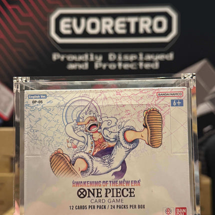 Acrylic Case Display for Bandai One Piece OPP 4-6 TCG Booster Box English Pack of 1