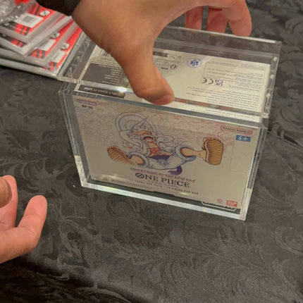 Acrylic Case Display for Bandai One Piece OPP 4-6 TCG Booster Box English Pack of 1