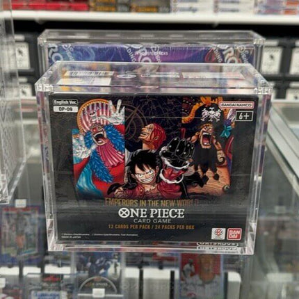 Acrylic Case Display for Bandai One Piece OPP 4-6 TCG Booster Box English Pack of 1