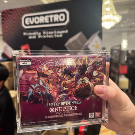 Acrylic Case Display for Bandai One Piece OPP 4-6 TCG Booster Box English Pack of 1