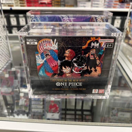Acrylic Case Display for Bandai One Piece OPP 4-6 TCG Booster Box English Pack of 1