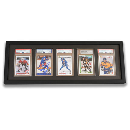 Premium PSA Graded Wooden Frame Display with UV Glass