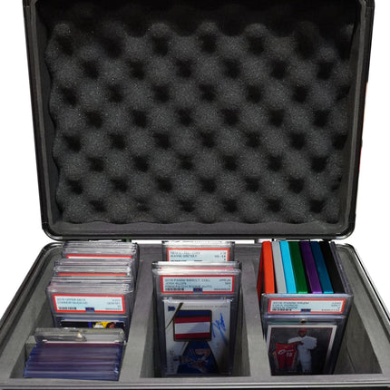 EVORETRO Aluminum Graded Card Storage Box, TSA Lock