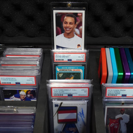 EVORETRO Aluminum Graded Card Storage Box, TSA Lock