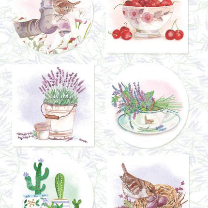Cutting Sheet French Antiques Lavender A4