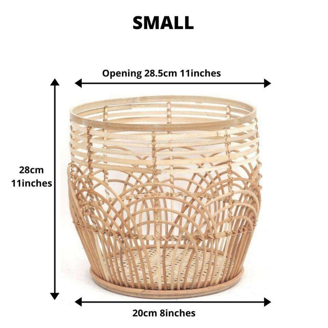 Elena Rattan Planter (Multiple Sizes)