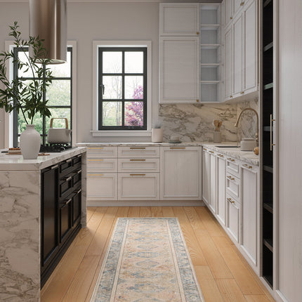 Elera Blue Red Beige Rug