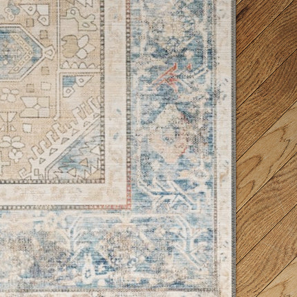 Elera Blue Red Beige Rug