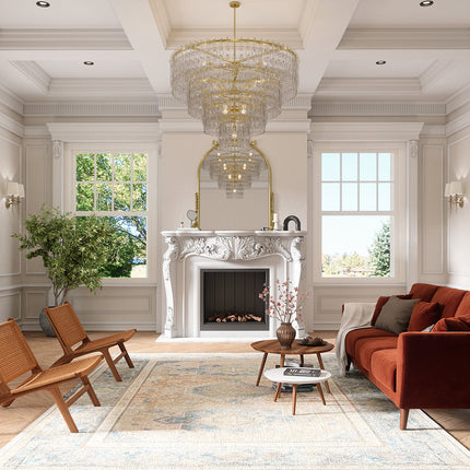 Elera Blue Red Beige Rug