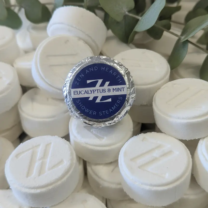 Zen & Hearth Eucalyptus Mint Shower Steamers for Congestion Relief & Relaxation | Aromatherapy Shower Bombs Natural Spa Gift